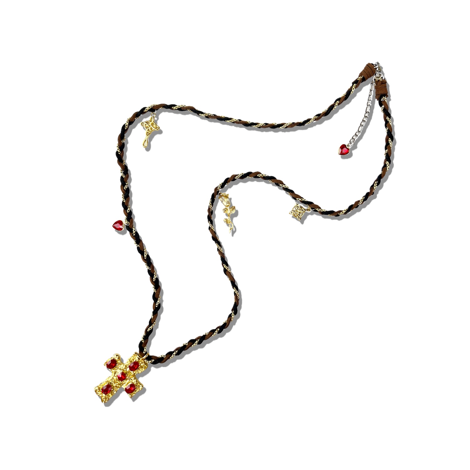 废物花瓶原创设计羊毛毡项链