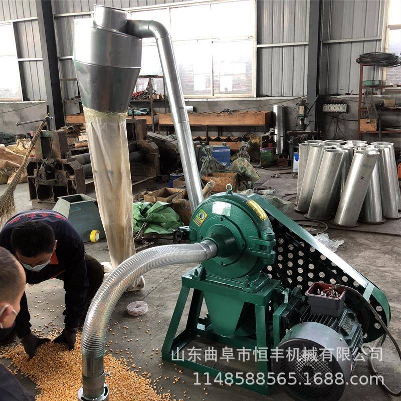 出口贝宁360型自吸式齿盘粉碎机养殖玉米大豆打面机杂粮磨粉机