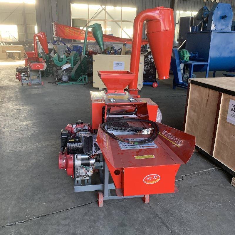 跨境出口铡草揉丝机玉米秸秆揉搓粉碎机牛羊养殖秸秆铡切机