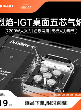 Abenaki户外IGT单元炉2026新炉头防风台嵌两用露营气炉下沉卡式炉