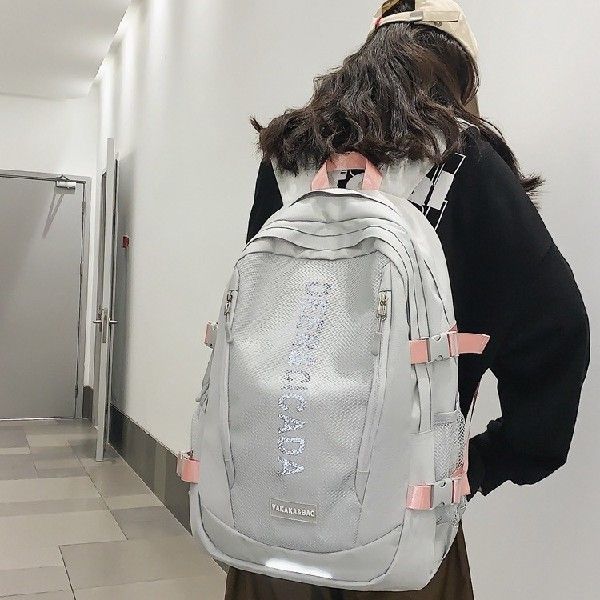 大学生潮款双肩包男生背包