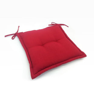 户外坐垫厂家 沙滩椅垫 防泼水防晒方形绑带海绵垫舒适座椅