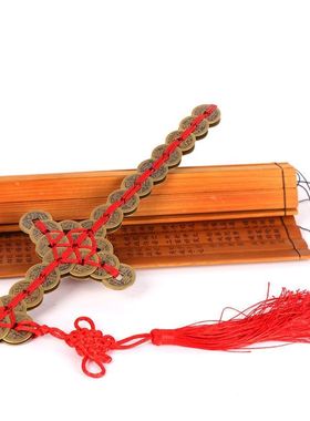 纯铜铜钱剑摆件铜器剑古钱币摆件家居饰品