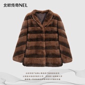 一抹微蓝专享 北欧传奇 獭兔皮草外套 AJ3