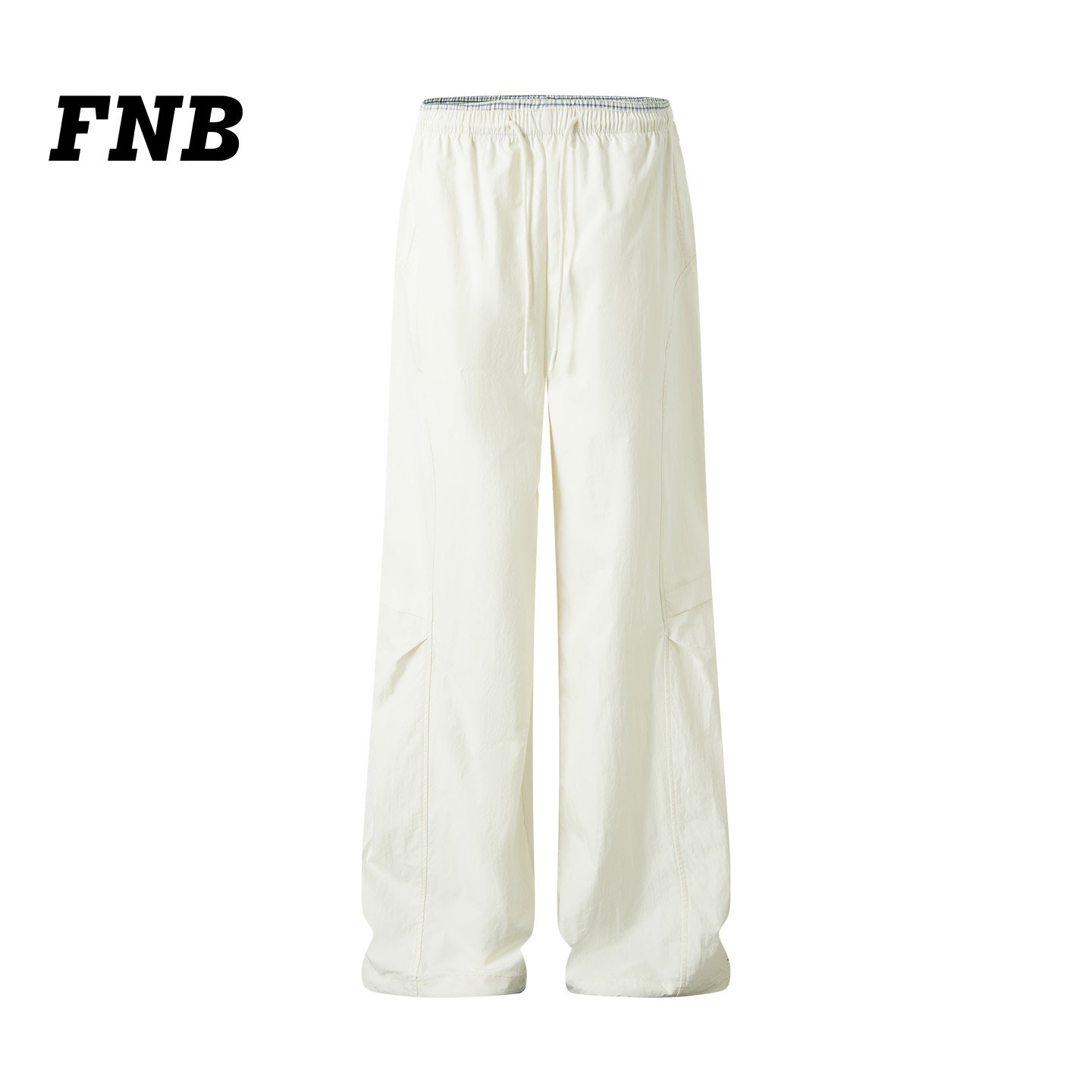 美国FNB2026新款夏季男女同款宽松阔腿休闲裤抽绳垂感潮流伞兵裤