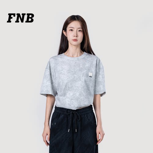FNB2026美式街头圆领宽松百搭T恤