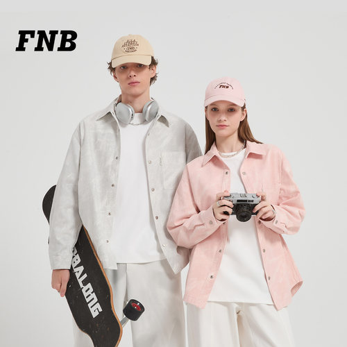 FNB美式休闲风衬衫男女夹克外套