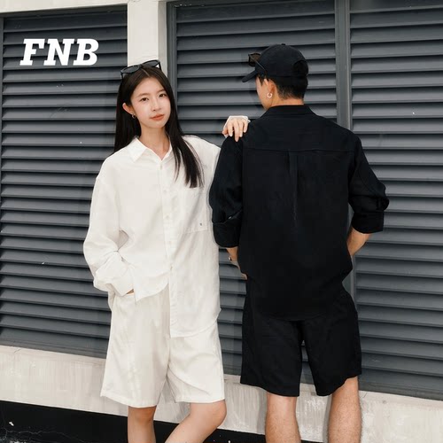 美国FNB老钱风夏薄透气衬衫