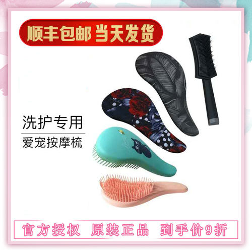 ISB伊珊娜梳子宠物猫咪狗洗澡按摩梳猫狗通用舒缓美毛护毛