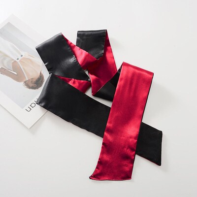 新品Blindfold silkn ribbon silk satin bandage comfortable ha