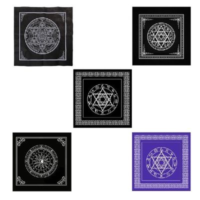 极速Nonwoven Tarot Tablecloth Rune Divination Altar ZTarot