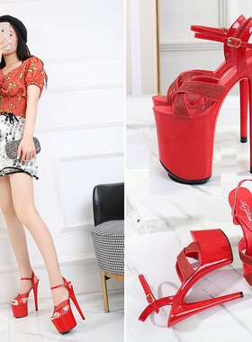 极速198611Patent leather 20cm extra high heelPs thin heel se