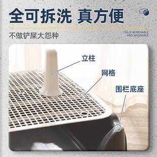 极速狗狗上厕所小狗的小型犬泰z迪便盆防踩屎冲水宠物尿盆拉便神
