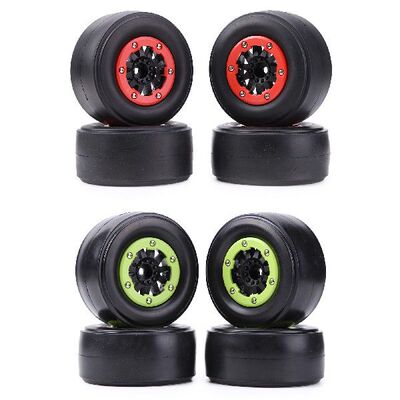 极速4pcs 102mm Rimm Tire Set RC Car Tire Upgrade Parts for L