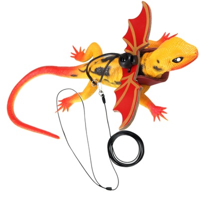新品Halloween pet nlizard traction rope chest strap bat wing