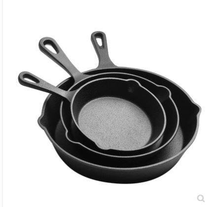 新品high quality cast iron skillet frying pan fryUing egg pa