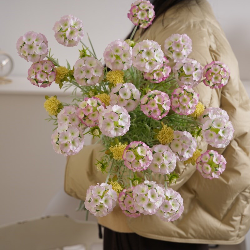 极速现代轻奢仿真花 风车果 wins自然系花瓶花材果实风车菊 样板