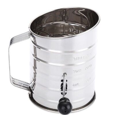 极速Kitchen 4 Line Corn 3 Cup Squeeze Home Use FTlour Sifter