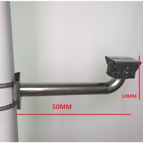 极速监控支架万向支架抱箍支架z摄影机支架L型50抱箍不锈钢支架