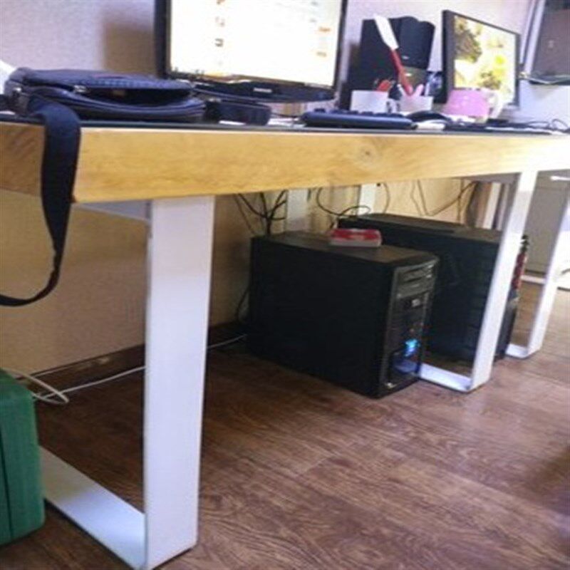 美式乡村LOFT风格铁艺复古做旧实木书桌铁艺办公桌餐桌工作台欧式