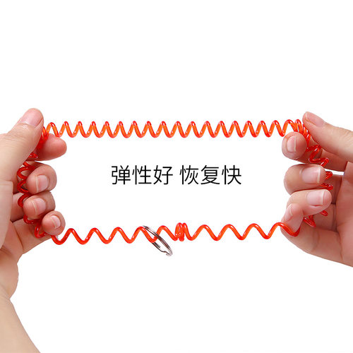 塑料弹簧手圈桑拿手牌数字号码线圈牌游泳寄存伸缩手环钥匙牌扣