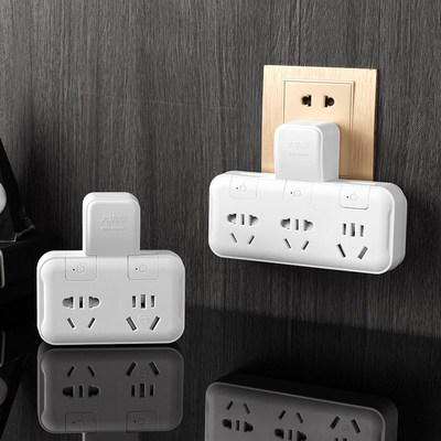 16A转10A插座转换器一转多孔空调专用三孔大功率转换插头独立开关