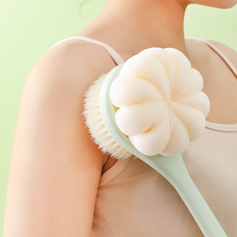 洗澡抓背神器洗澡刷女士专用双面两用后背不求人搓背沐浴刷搓澡巾