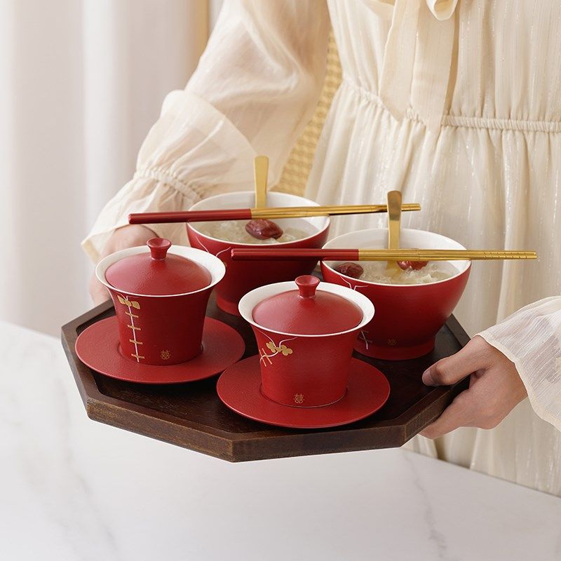 仲夏知己结婚敬茶杯喜碗套装一对新婚对碗筷勺改口敬酒杯陪嫁用品,节庆用品/礼品,喜碗/敬茶杯,淘宝优惠券,粉丝福利购,淘宝优惠卷