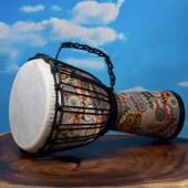 PVC爵士鼓皮非洲鼓儿童初学8 10寸碳纤维超轻民谣手拍鼓云南丽江