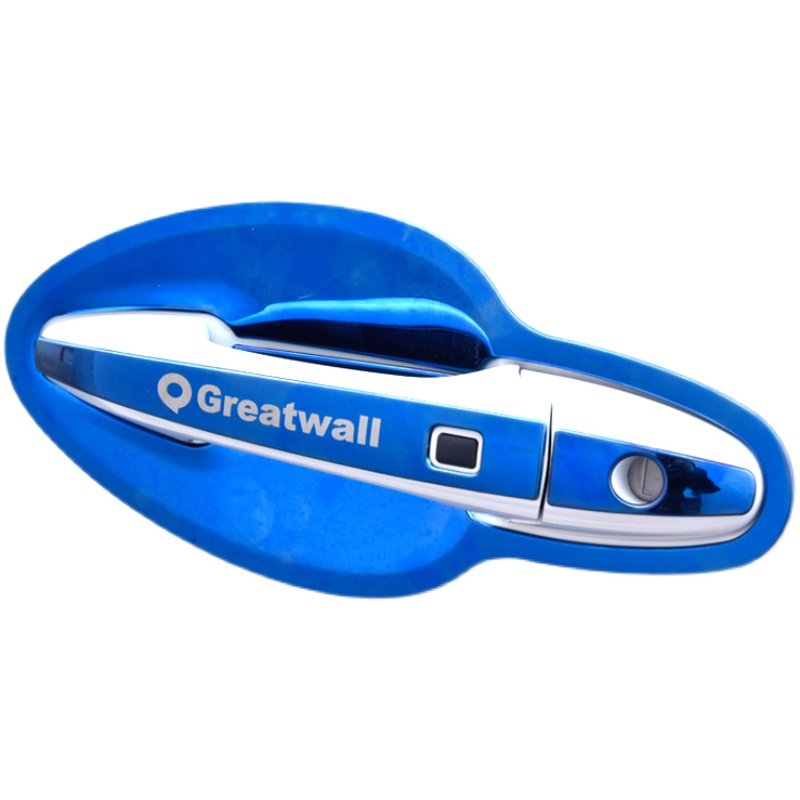 19-22款长城炮改装不锈钢门碗拉手汽车门把手保护外观装饰贴商用