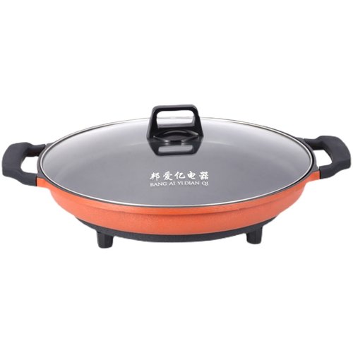 电煎锅平底锅不粘锅韩式烤肉多功能烧烤盘插电家用烙饼商用电烤锅