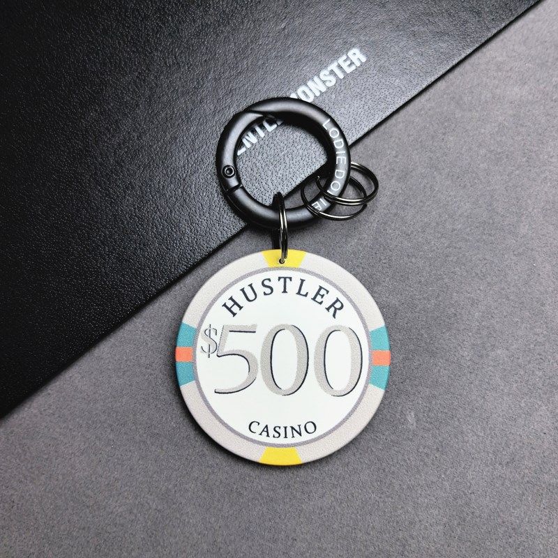 好运筹码高档陶瓷汽车钥匙扣挂件链圈环包包挂饰情侣男女高级感,节庆用品/礼品,钥匙扣,淘宝优惠券,粉丝福利购,淘宝优惠卷