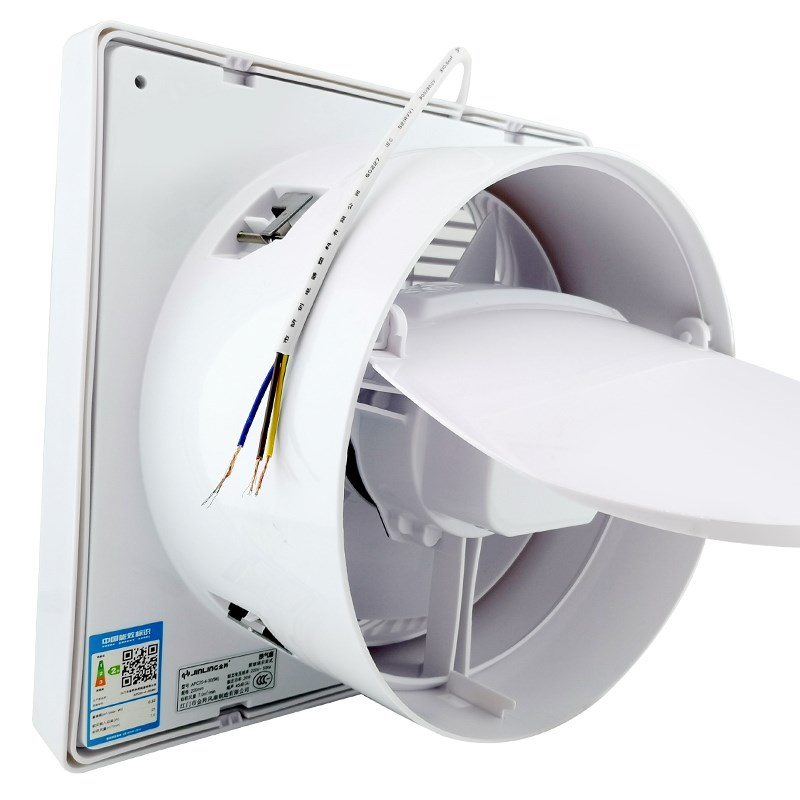 金羚排气扇厨房卫生间换气扇家用墙壁式玻璃窗强力静音8寸圆形24