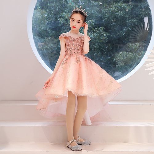 儿童礼服公主裙花童女童婚纱裙蓬蓬纱小孩主持人晚礼服钢琴演出服
