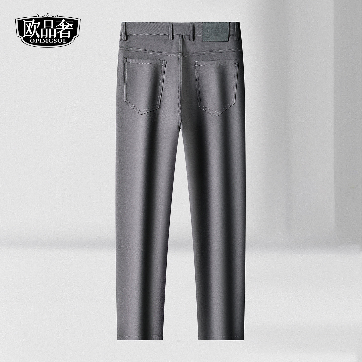 弹力休闲西裤男款春季中厚直筒男裤2026年新款时尚百搭通勤长裤子