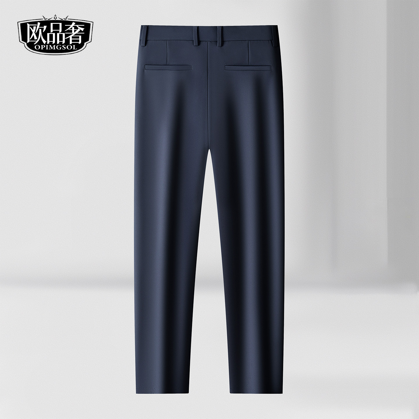 高端男装西裤挺括抗皱易打理直筒长裤子2026春季中厚通勤休闲男裤