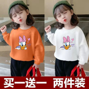 上衣中小童宝宝打底衫 儿童卫衣2025秋装 童装 洋气女童长袖 潮女 新款