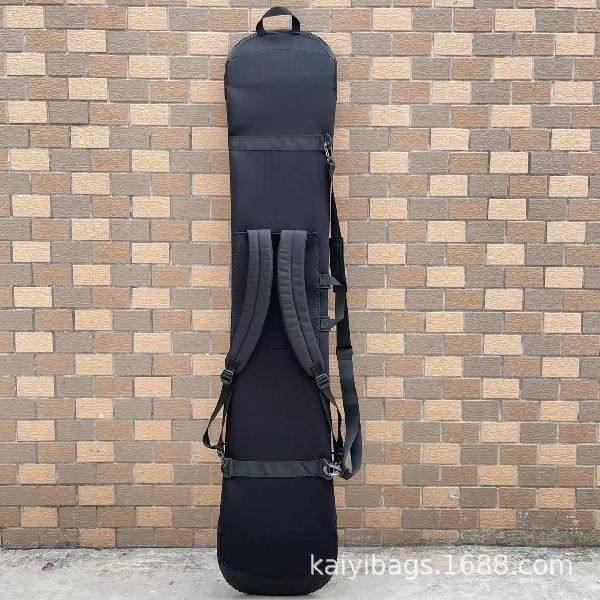 防磕碰黑色收纳袋新款单板饺子皮收纳专用包加厚单肩滑雪板保护套