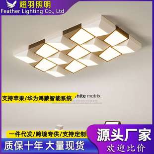 燈具 創(chuàng)意客廳主燈簡約現(xiàn)代led吸頂燈大氣臥室燈餐廳房間2024新款