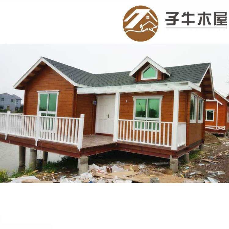 木屋厂家直销两室一厅活动房 乡村组合别墅 两开间三层别墅木屋