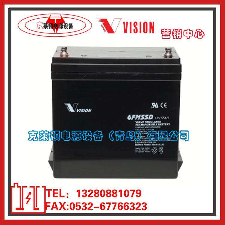 威神vision蓄电池6FM55D（12V55AH）直流电源应急电源蓄电池