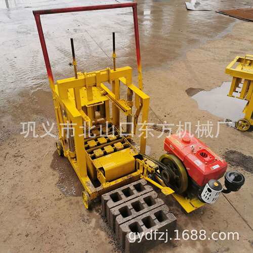 柴油直推制作400-150-200三孔空心砖厂家直销柴油12P动力强大制砖
