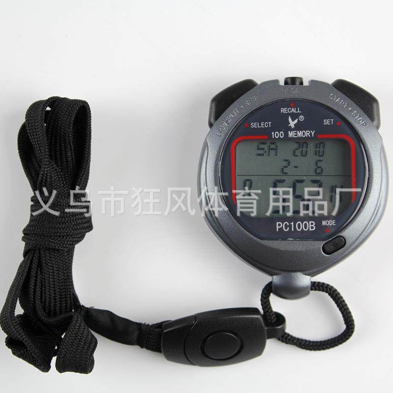 天福100B秒表 三排100段秒表（2300外壳） 田径教练 电子秒表