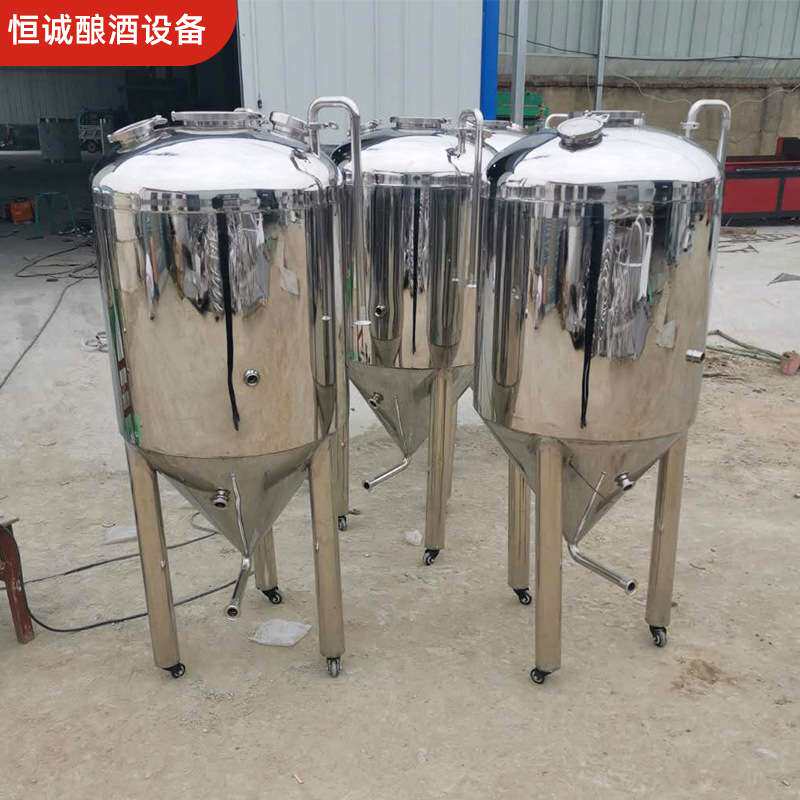 源头工厂 啤酒糖化罐500升啤酒发酵罐 精酿啤酒生产线