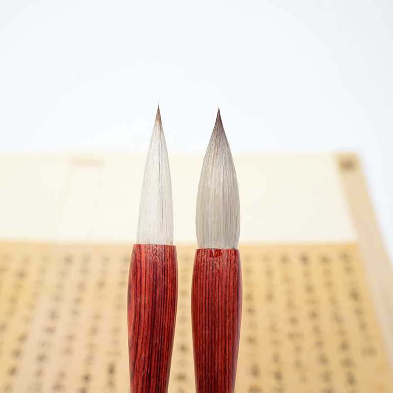 红檀木兼毫大中小号套装毛笔初学者成人书法楷书创作练习笔