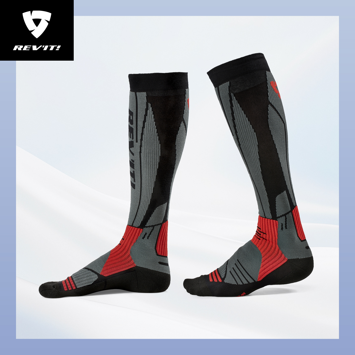 REVIT锐飞特安第斯戈壁2喀拉哈里摩托车骑行袜男透气耐磨舒适高弹