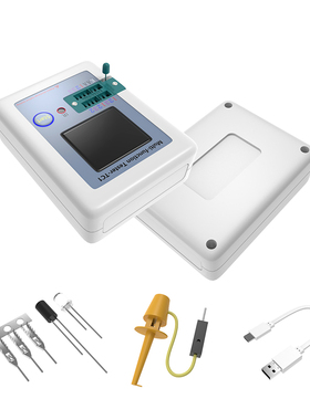 LCR-TC1 T7T4三极管MOS管晶体管测试仪图形化电容电感ESR表英文版