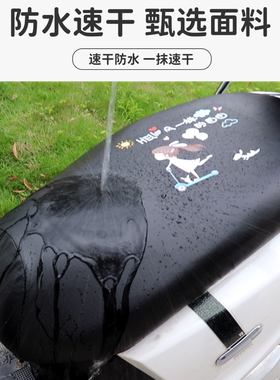 绿源液冷ZOF电瓶车电动车座套坐垫套防水防晒垫爱玛雅迪台铃小刀