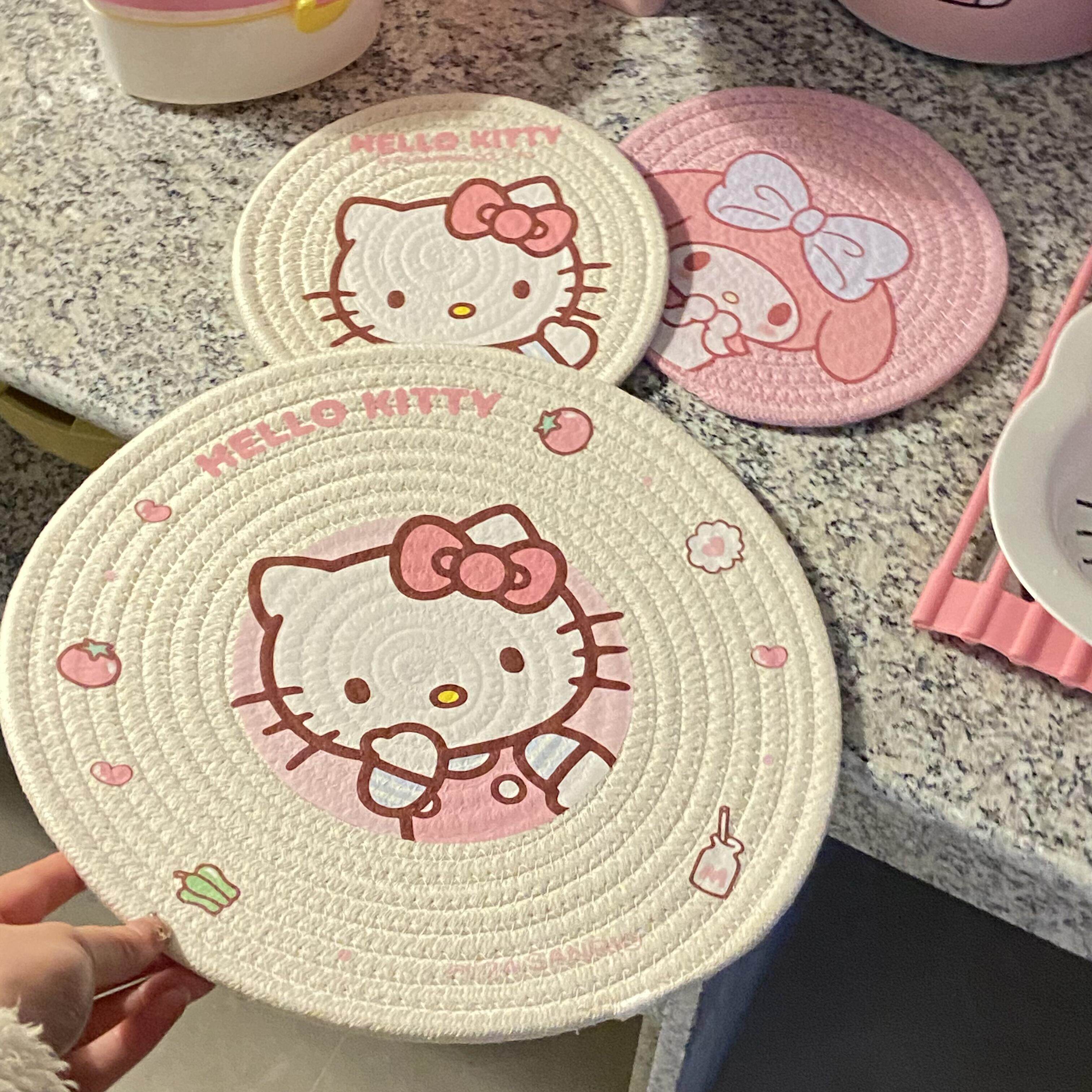 HelloKitty隔热垫耐高温餐垫防烫耐热碗盘垫家用水杯垫专用锅垫