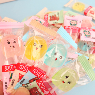 圣诞节混合口味棒棒糖休闲零食糖果独立包装 多种口味孩子学生奖品